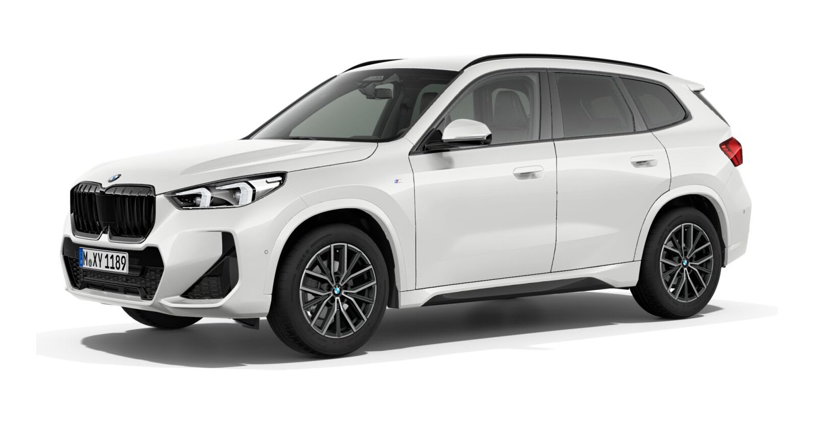 BMW X1 sDrive20i in Weiß von vorne BMW X1 sDrive20i in Weiß von vorne
