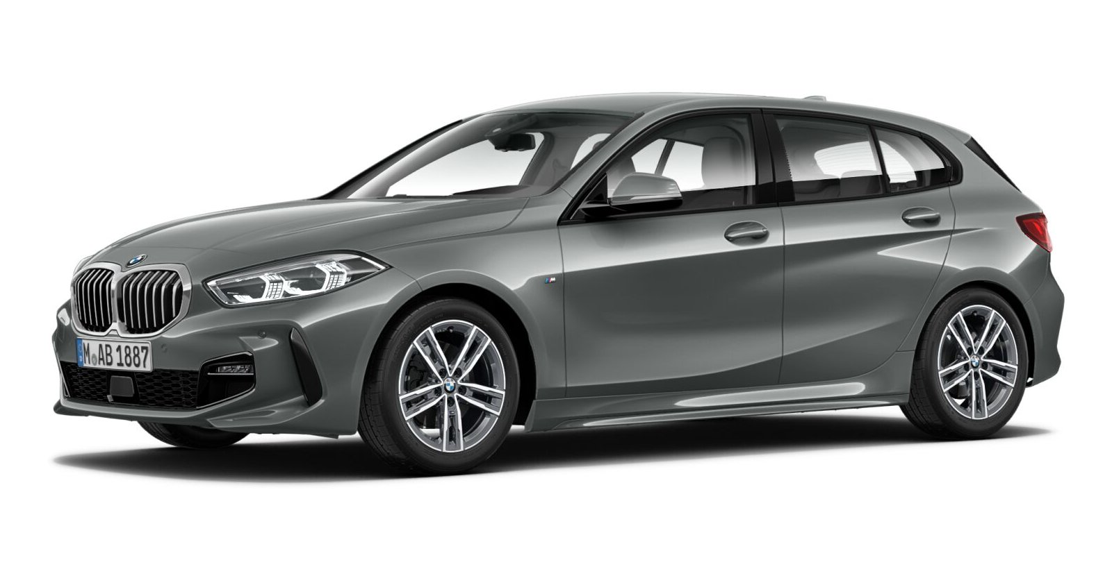 BMW BMW 1er in Grau von vorne BMW BMW 1er in Grau von vorne