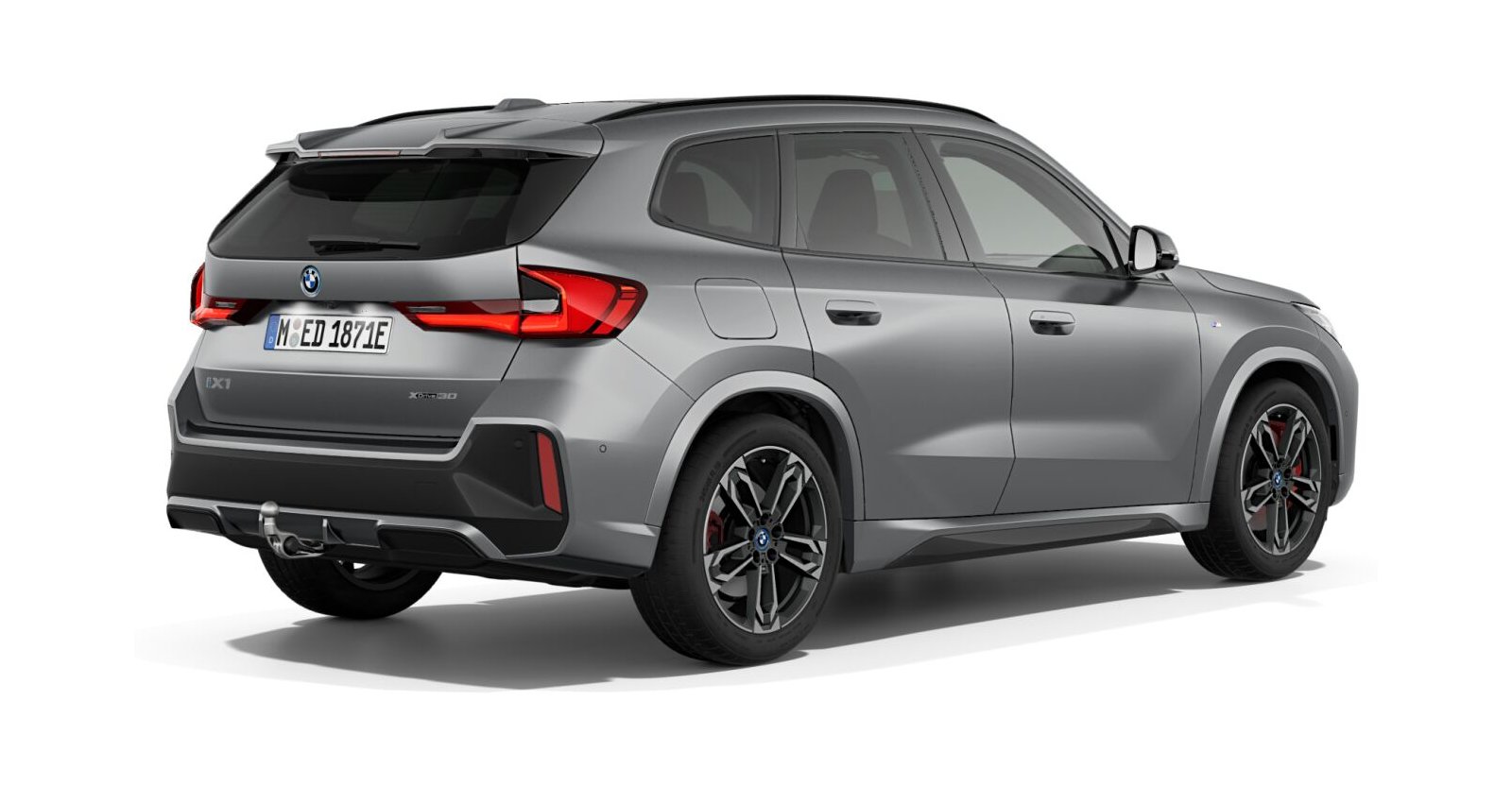 BMW BMW I in Grau von hinten BMW BMW I in Grau von hinten