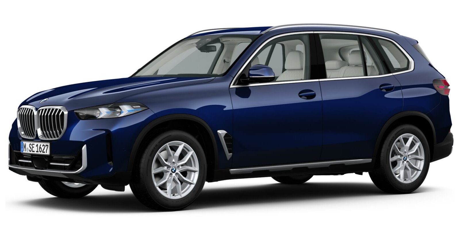 BMW X5 xDrive30d in Blau von vorne BMW X5 xDrive30d in Blau von vorne