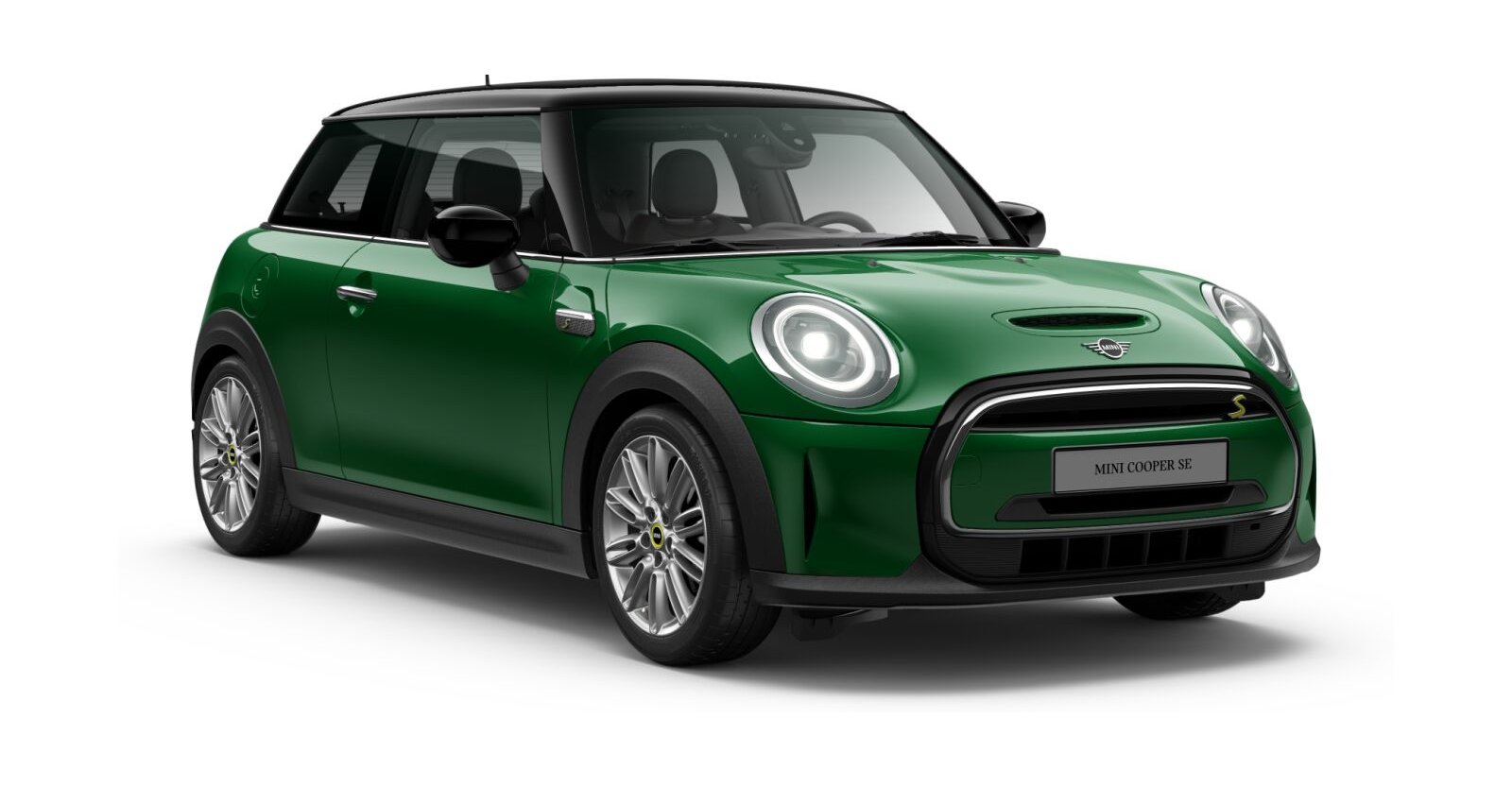 MINI MINI 3-Türer in Grün von vorne MINI MINI 3-Türer in Grün von vorne