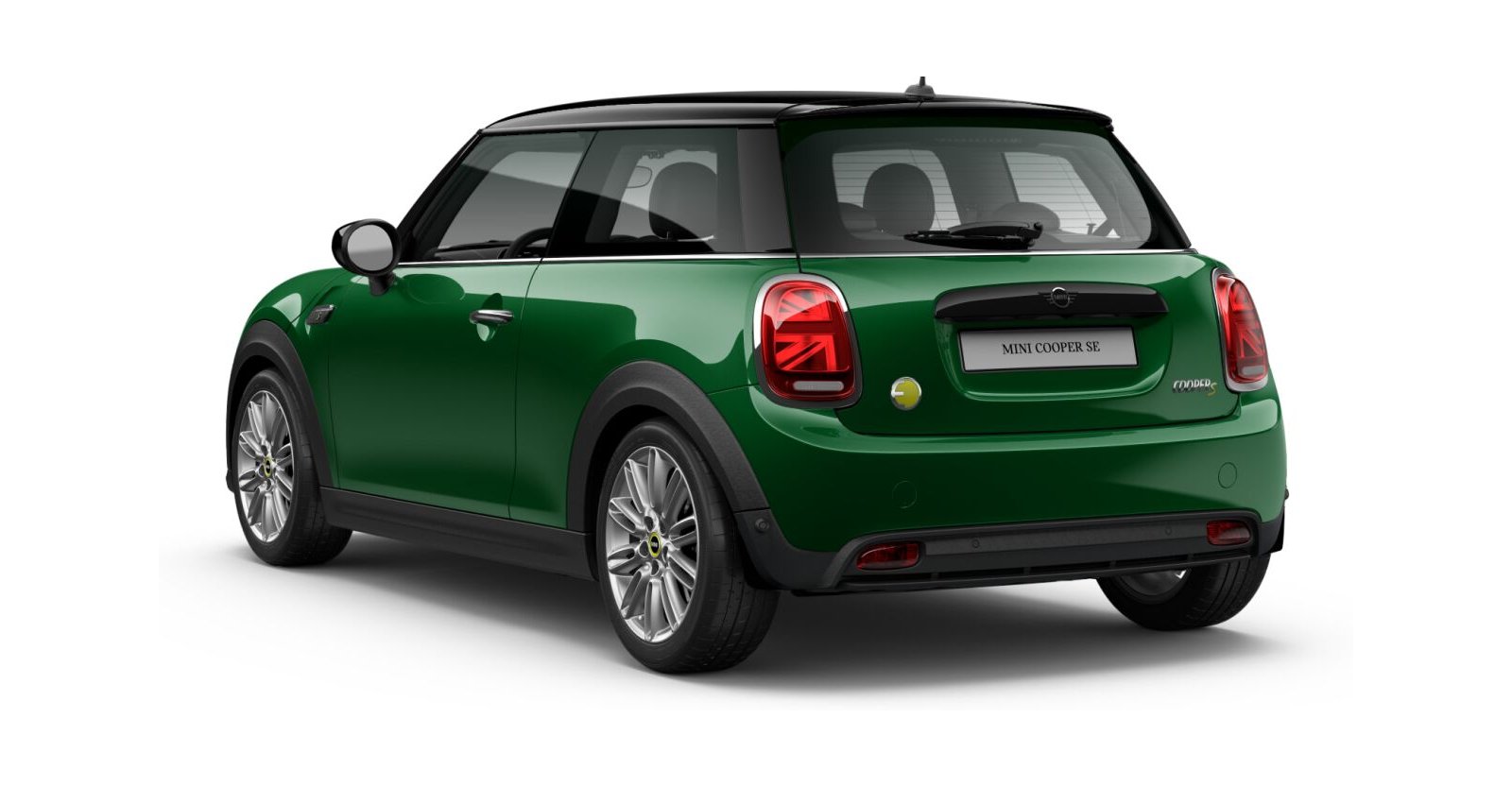 MINI MINI 3-Türer in Grün von hinten MINI MINI 3-Türer in Grün von hinten