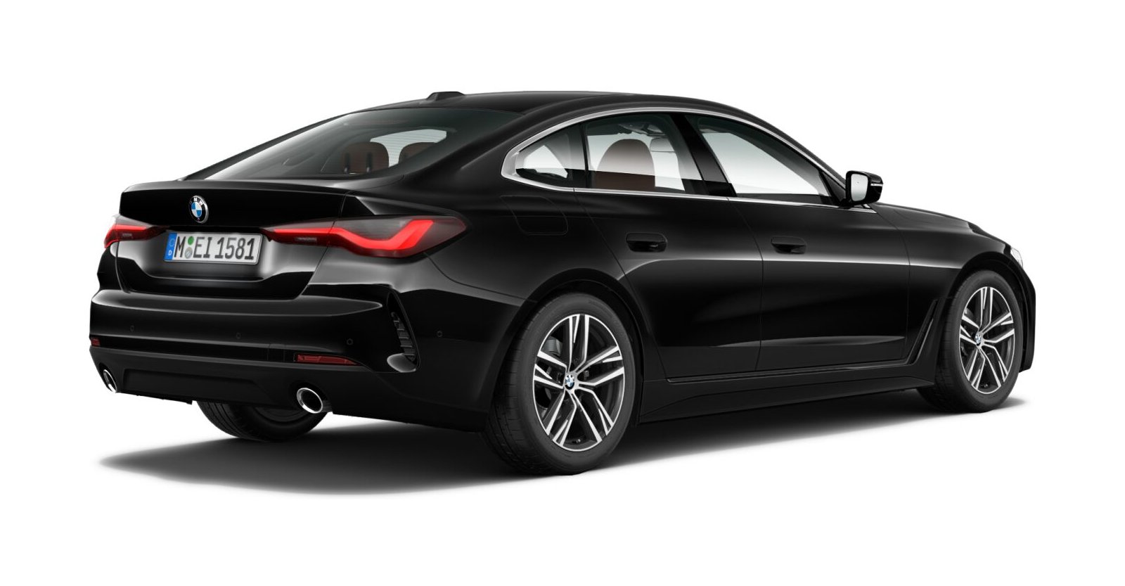 BMW BMW 4er in Schwarz von hinten BMW BMW 4er in Schwarz von hinten