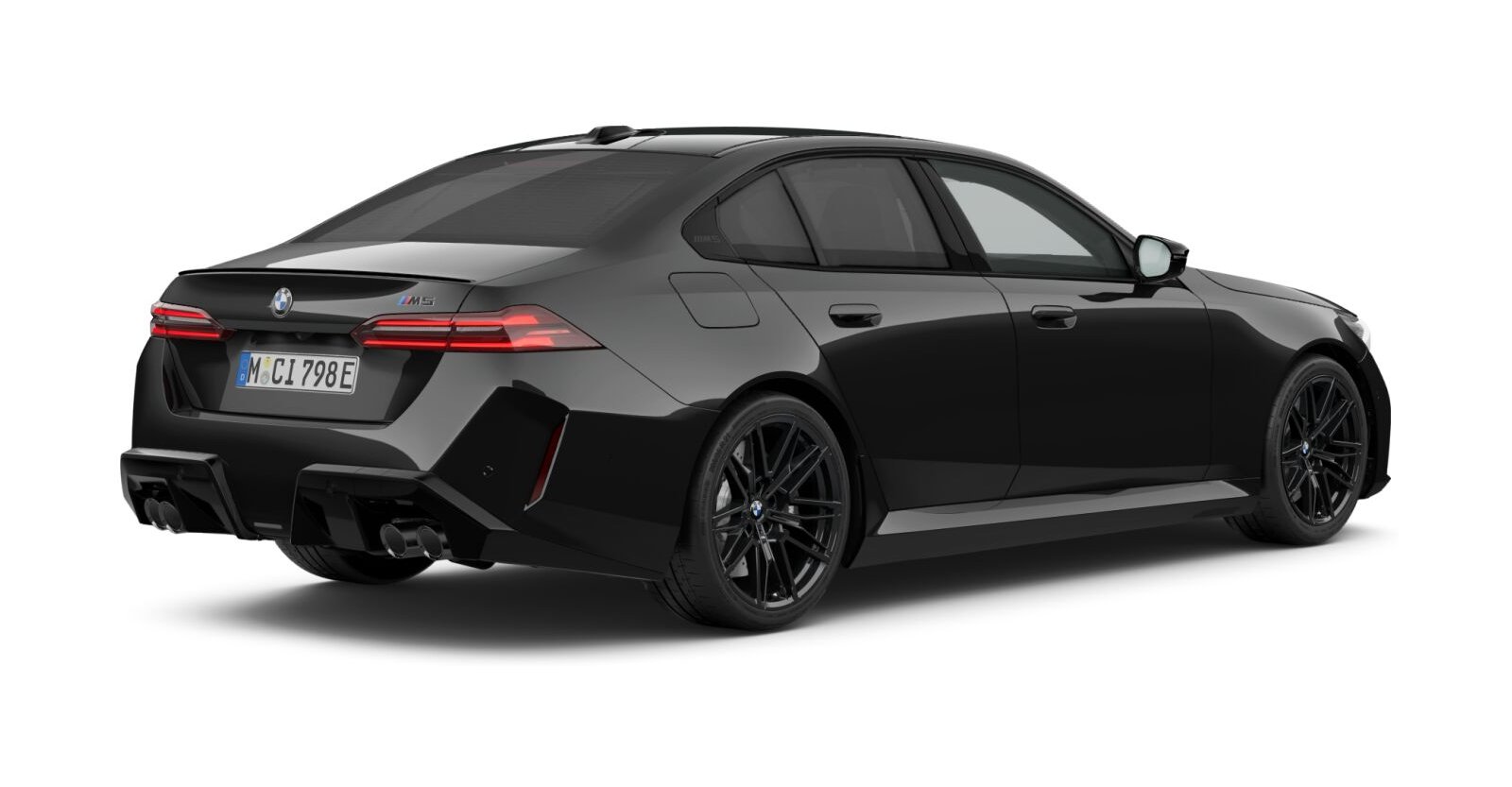 BMW BMW M in Schwarz von hinten BMW BMW M in Schwarz von hinten
