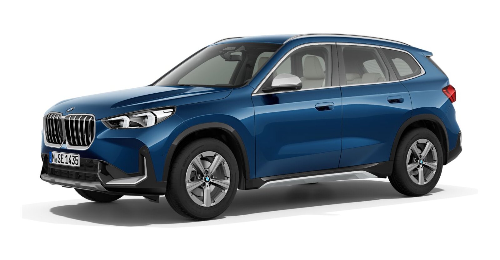 BMW BMW X in Blau von vorne BMW BMW X in Blau von vorne