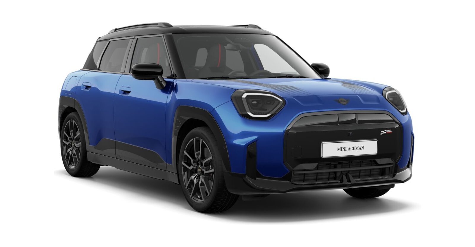 MINI Aceman SE in Blau von vorne