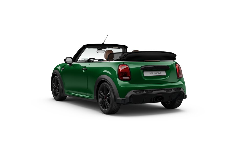 MINI MINI Cabrio in Grün von hinten MINI MINI Cabrio in Grün von hinten