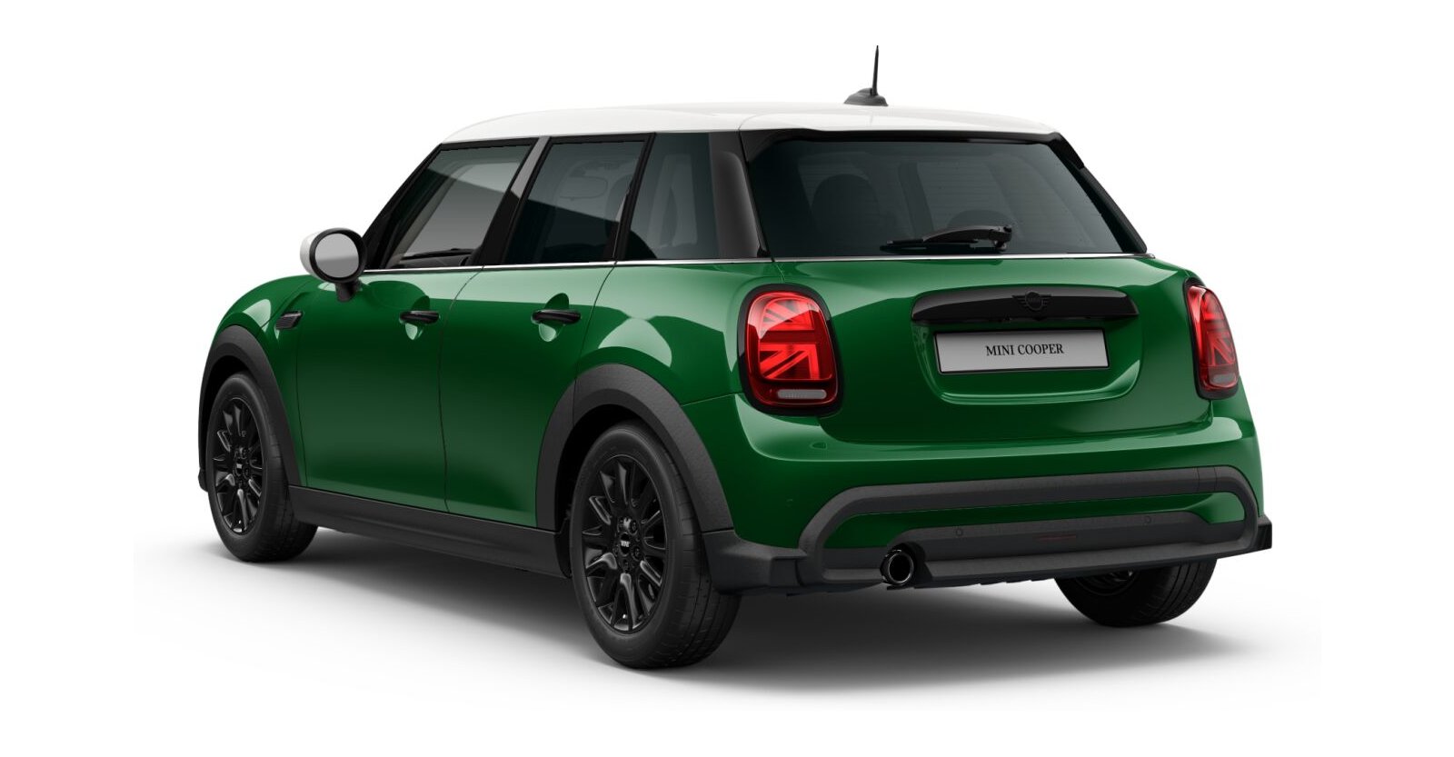 MINI MINI 5-Türer in Grün von hinten MINI MINI 5-Türer in Grün von hinten
