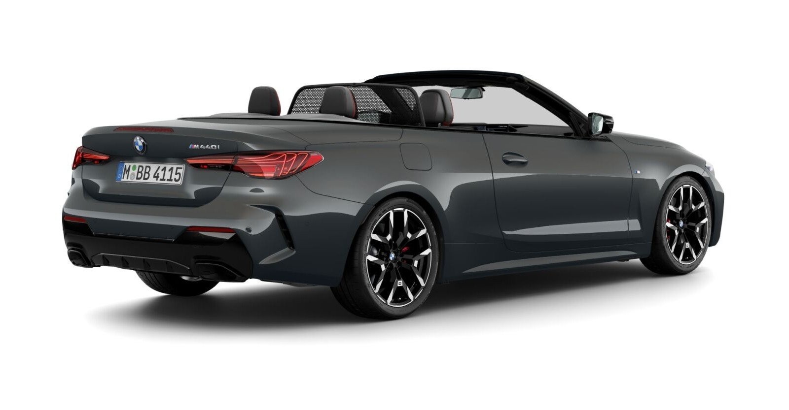 BMW BMW 4er in Grau von hinten BMW BMW 4er in Grau von hinten