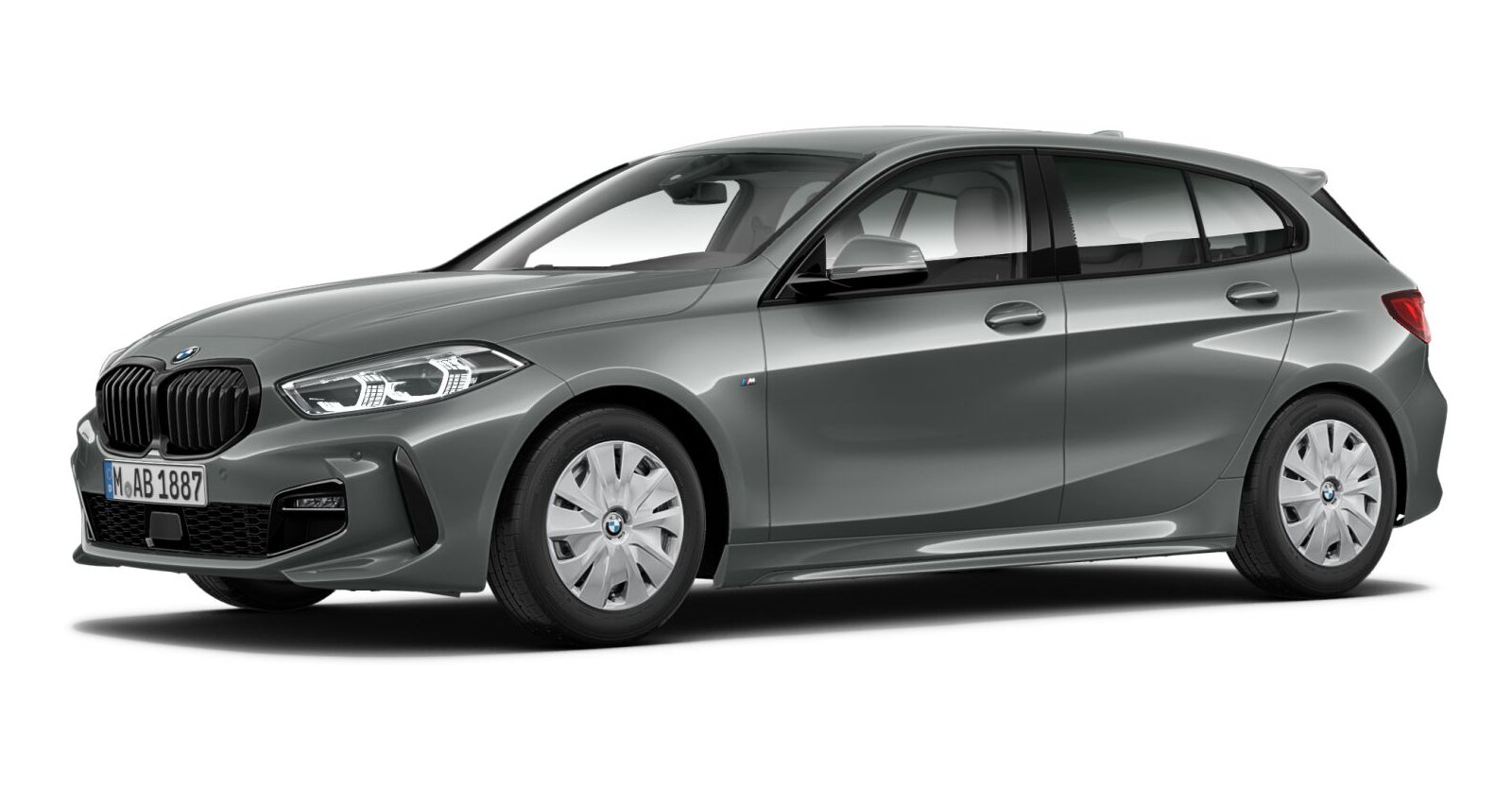 BMW BMW 1er in Grau von vorne BMW BMW 1er in Grau von vorne