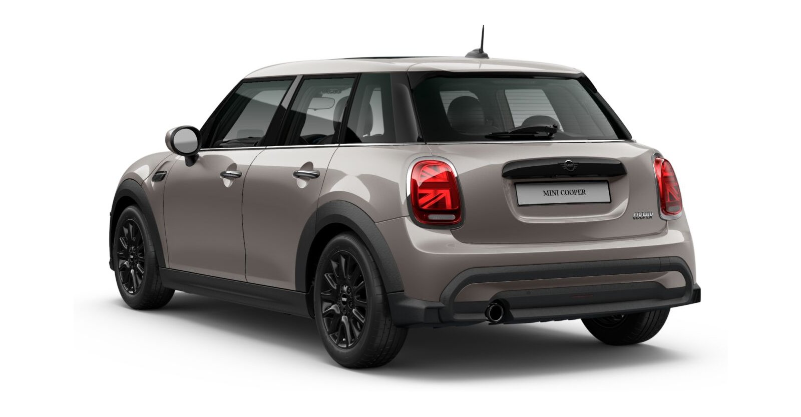MINI MINI 5-Türer in Grau von hinten MINI MINI 5-Türer in Grau von hinten