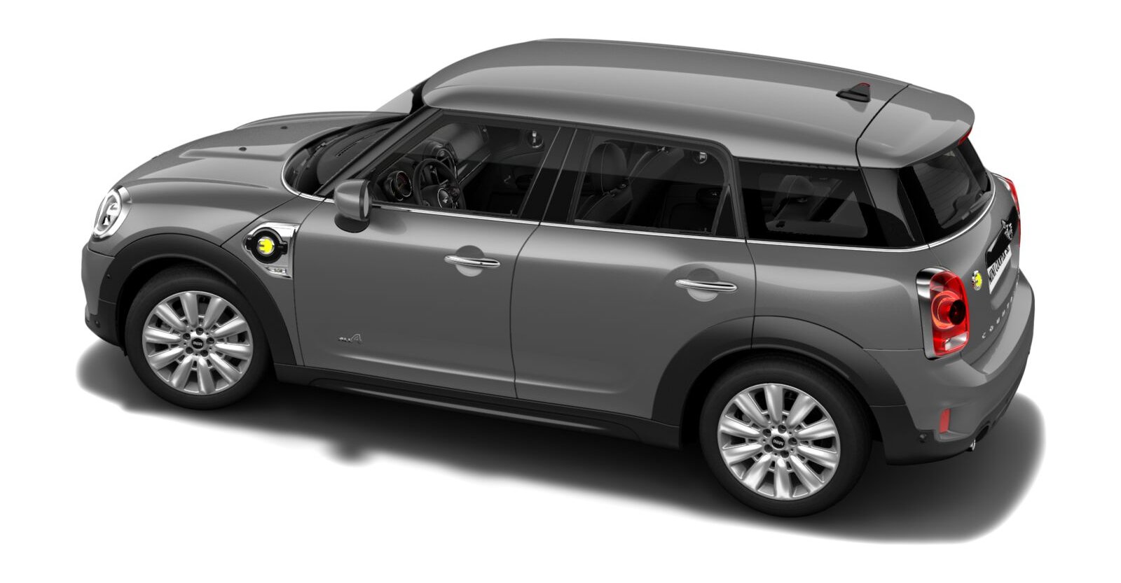 MINI MINI Countryman in Grau von hinten