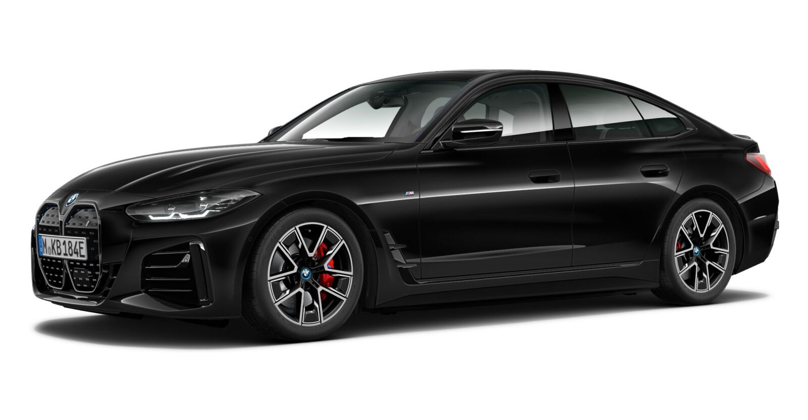 BMW BMW I in Schwarz von vorne BMW BMW I in Schwarz von vorne