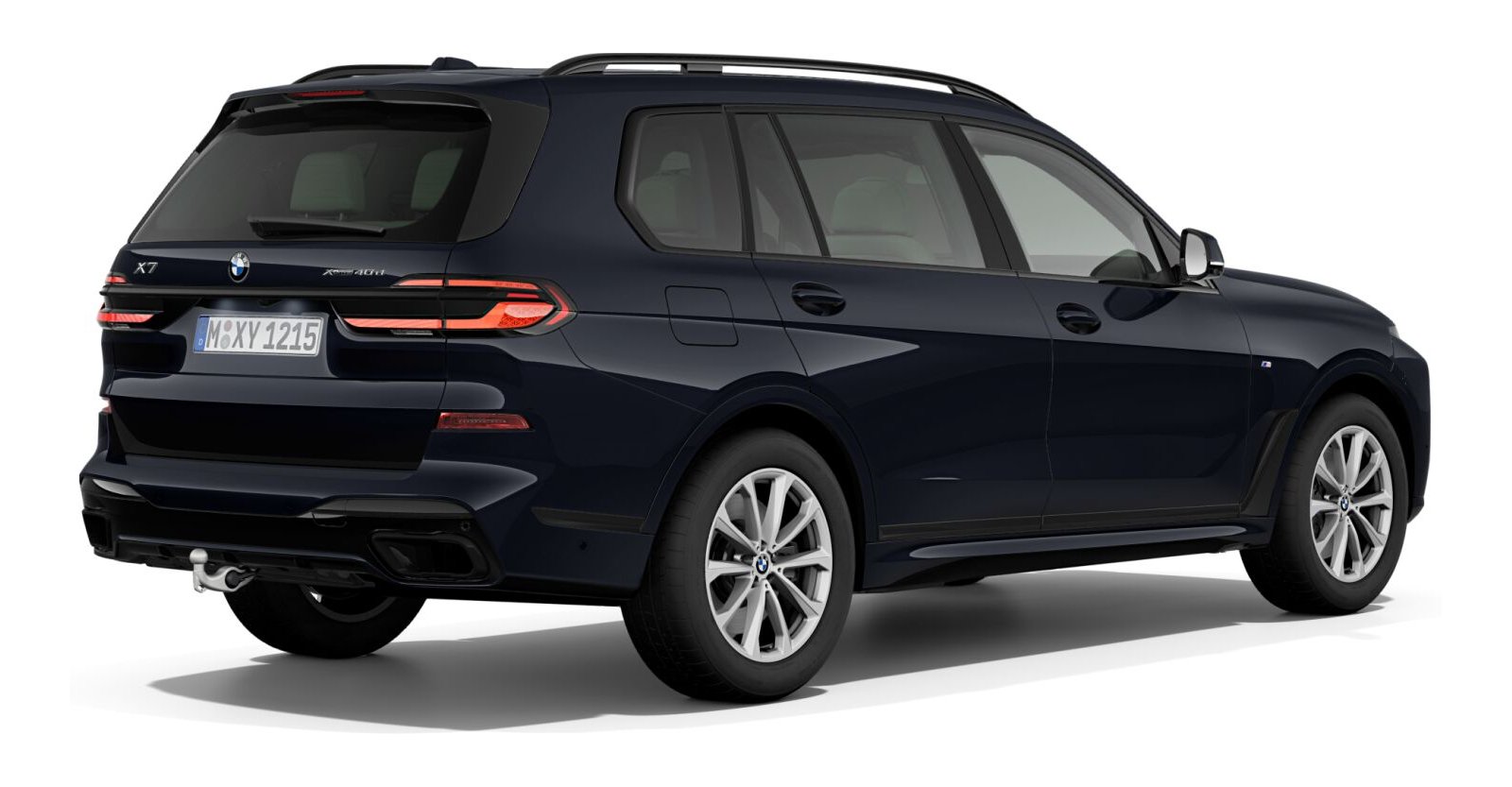 BMW BMW X in Schwarz von hinten BMW BMW X in Schwarz von hinten