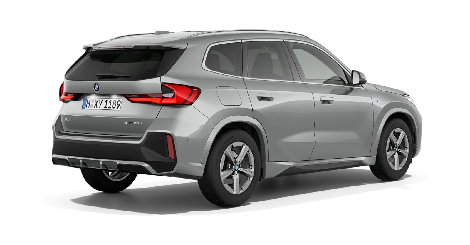 BMW BMW X in Grau von hinten BMW BMW X in Grau von hinten