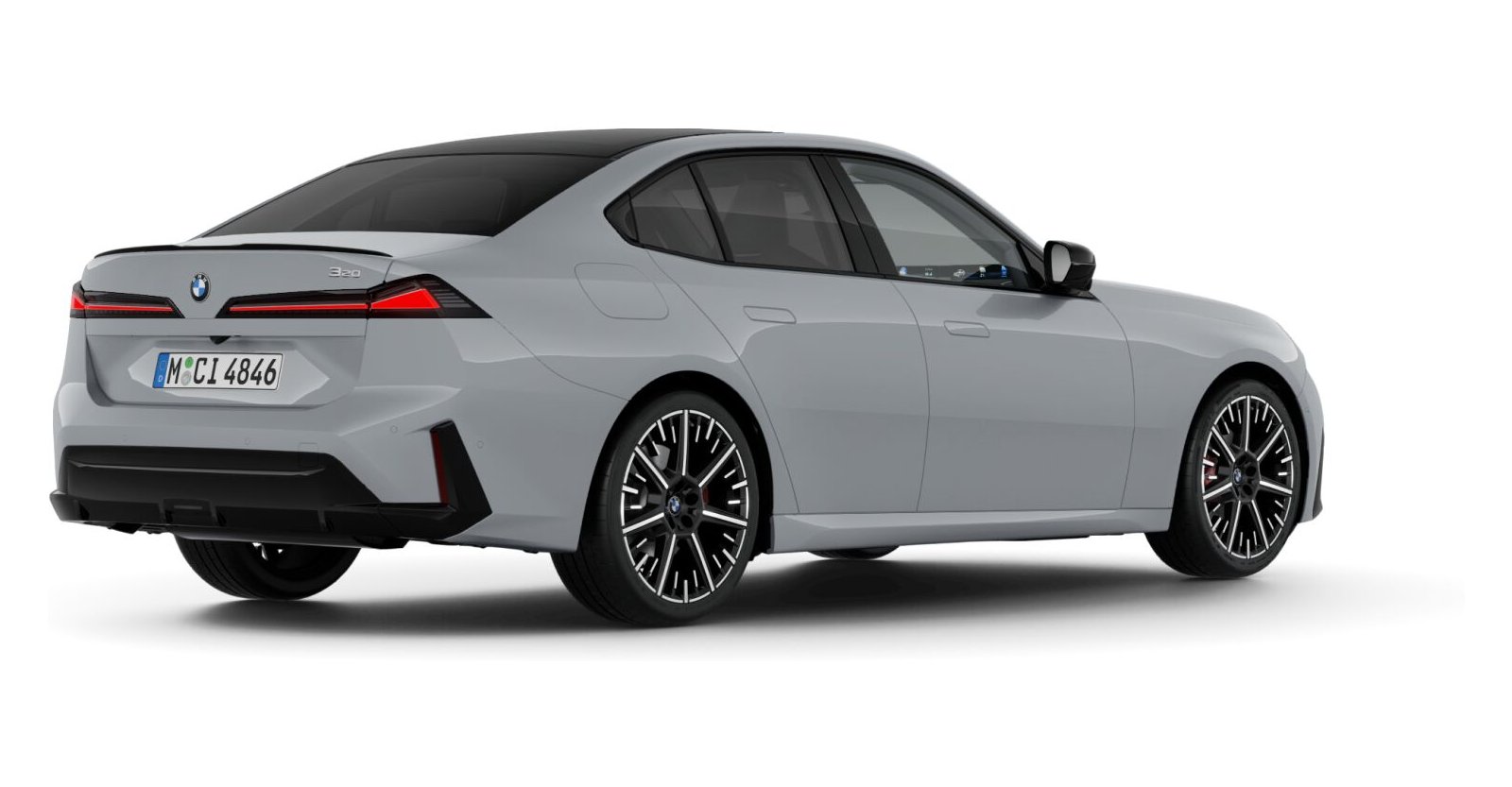 BMW BMW 3er in Grau von hinten BMW BMW 3er in Grau von hinten