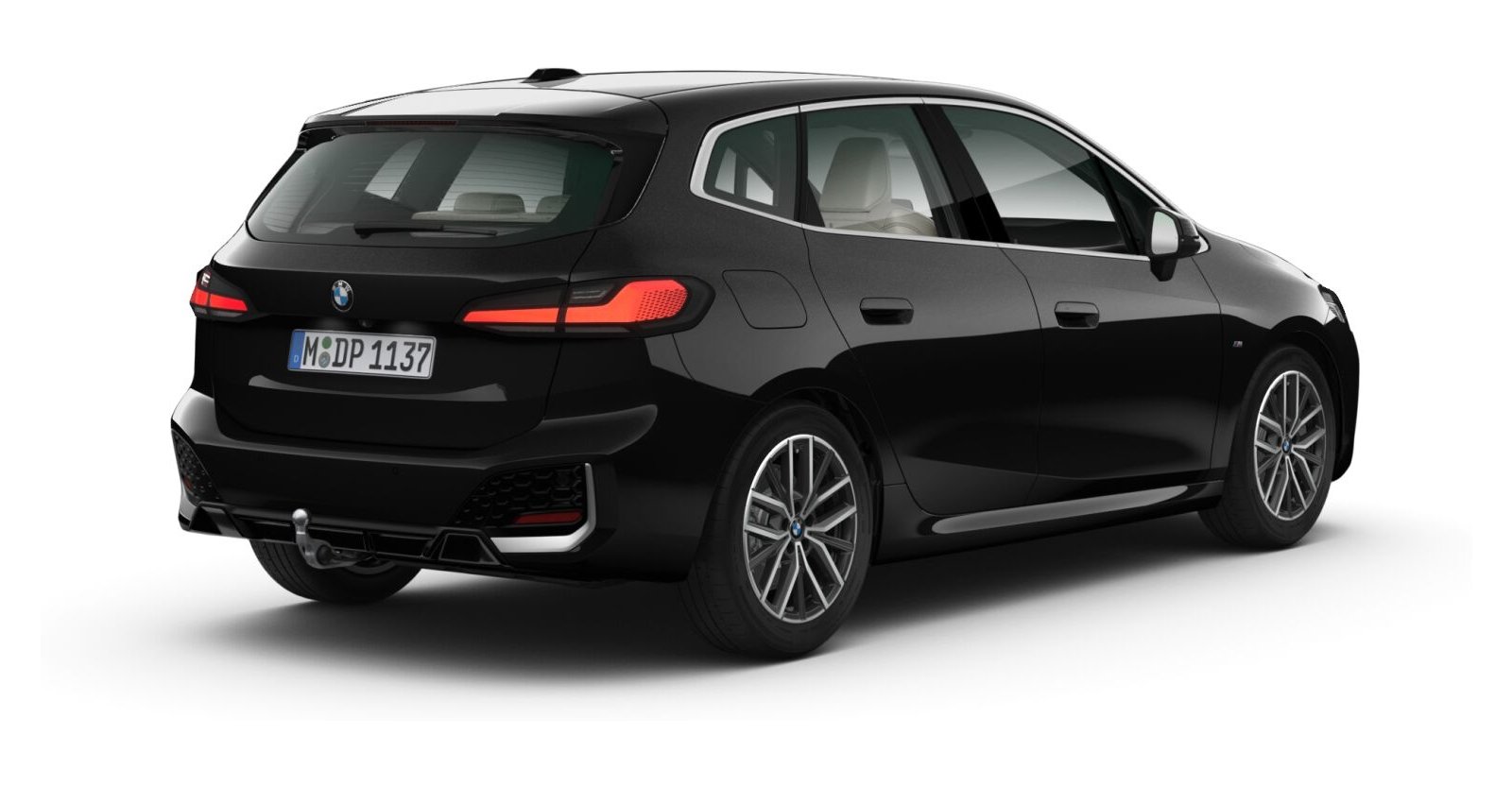 BMW BMW 2er in Schwarz von hinten BMW BMW 2er in Schwarz von hinten