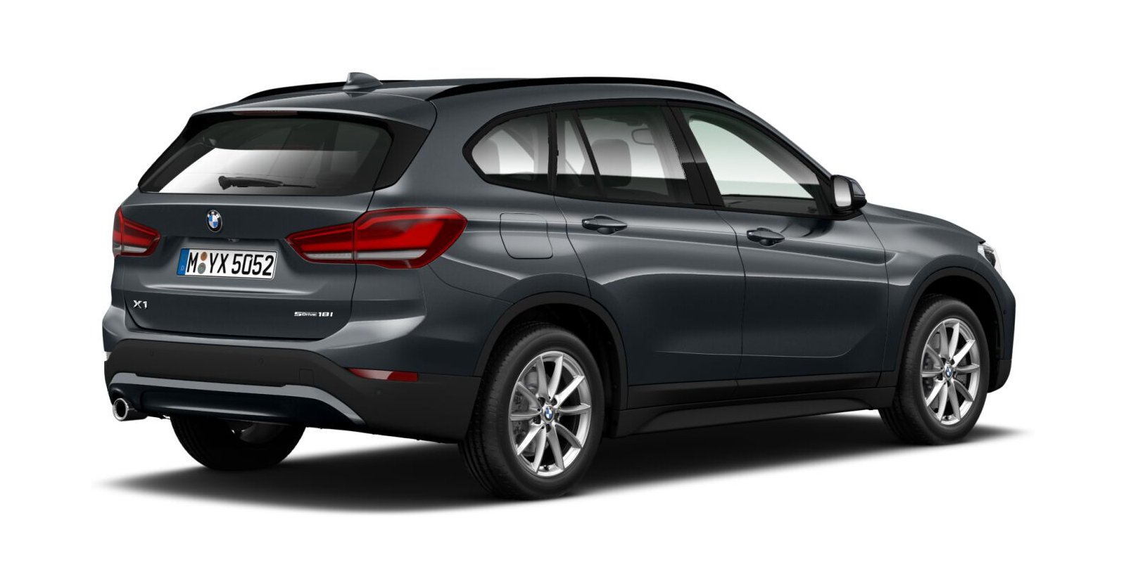 BMW BMW X in Grau von hinten BMW BMW X in Grau von hinten