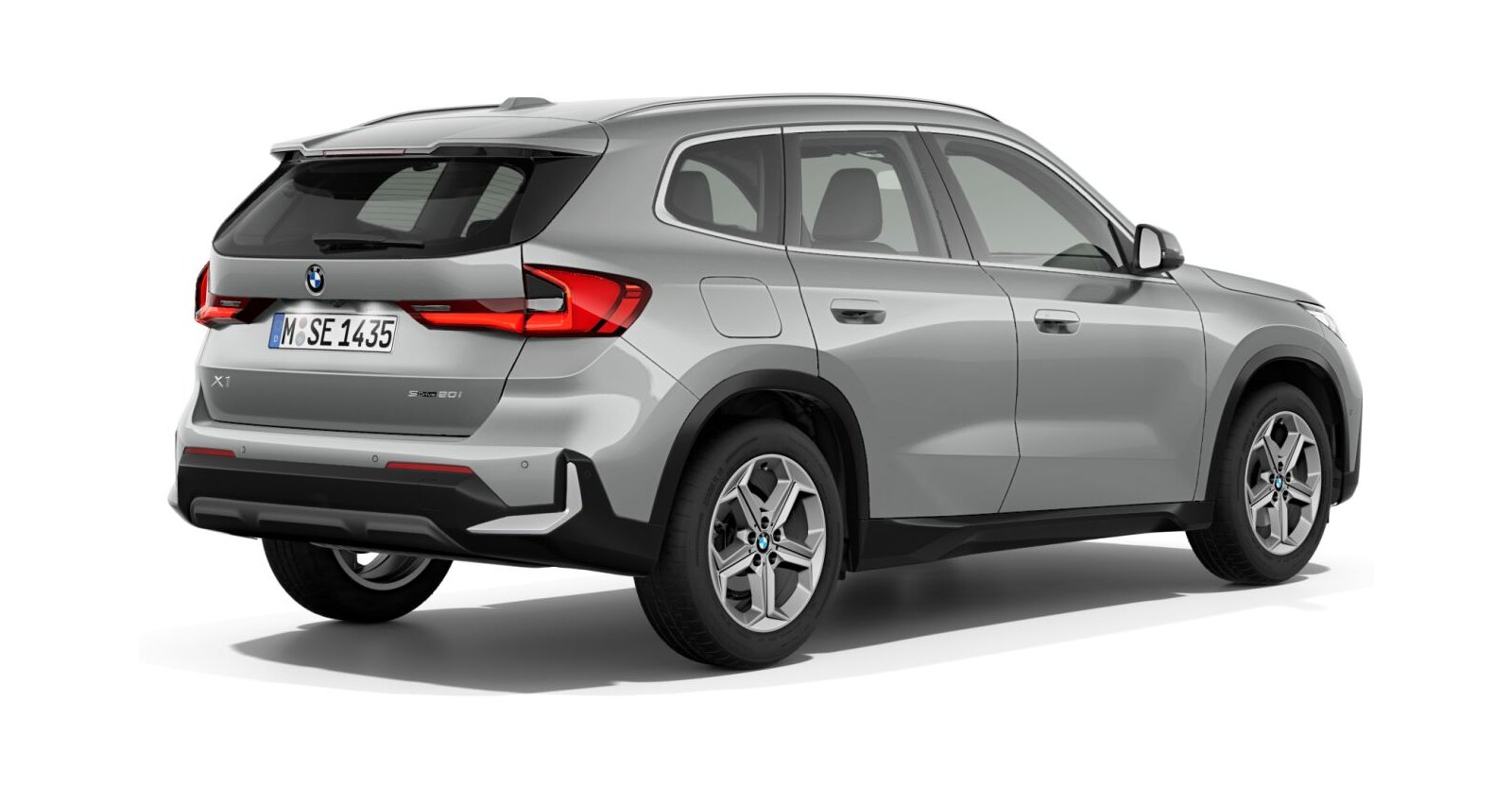 BMW BMW X in Grau von hinten
