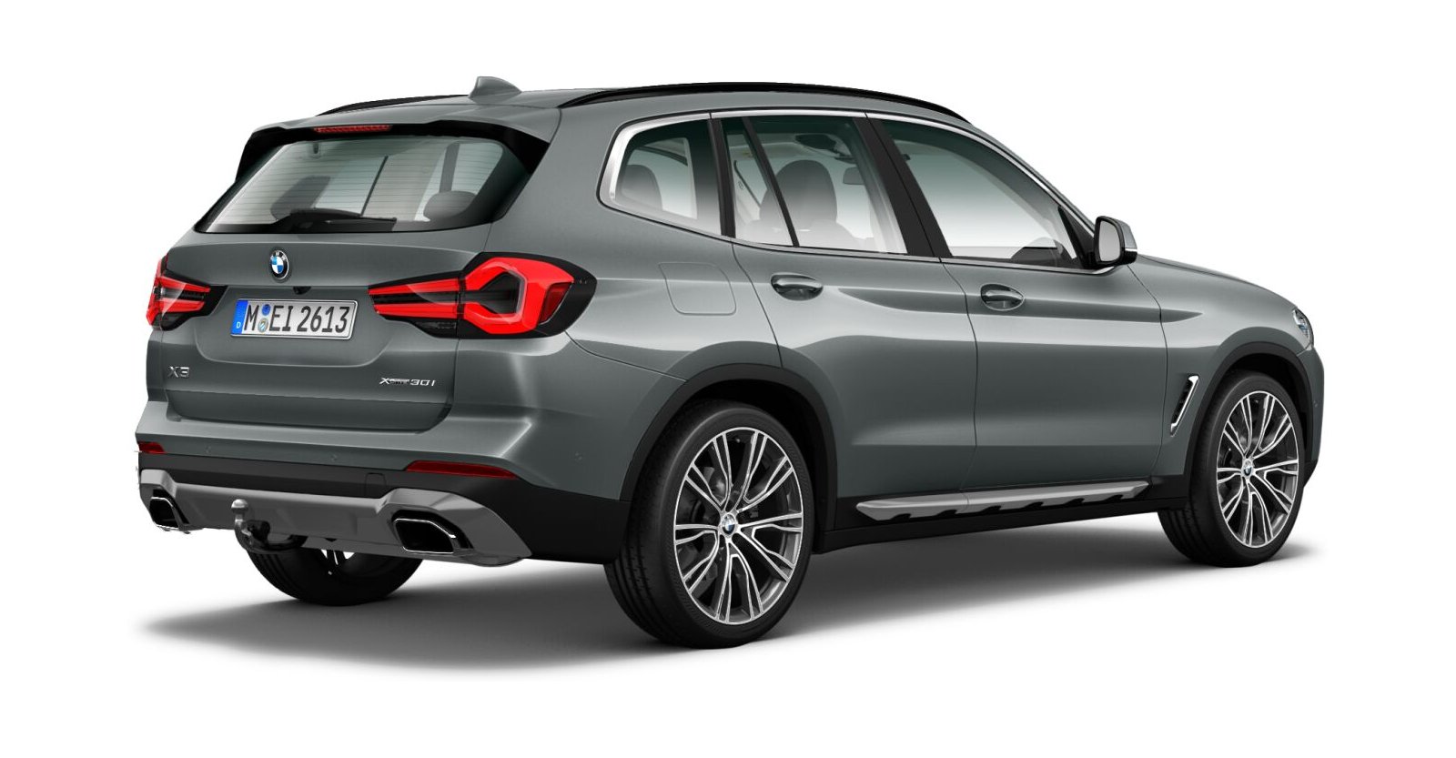 BMW BMW X in Grau von hinten BMW BMW X in Grau von hinten