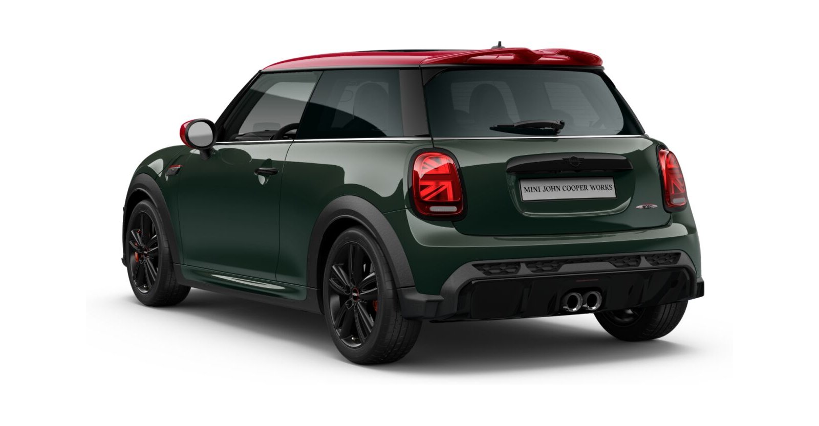 MINI MINI 3-Türer in Grün von hinten MINI MINI 3-Türer in Grün von hinten
