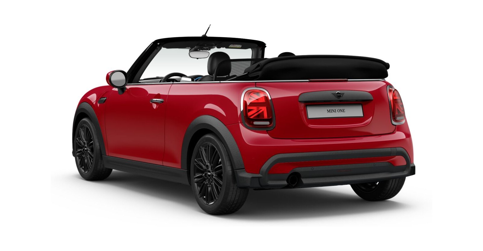 MINI MINI Cabrio in Rot von hinten MINI MINI Cabrio in Rot von hinten