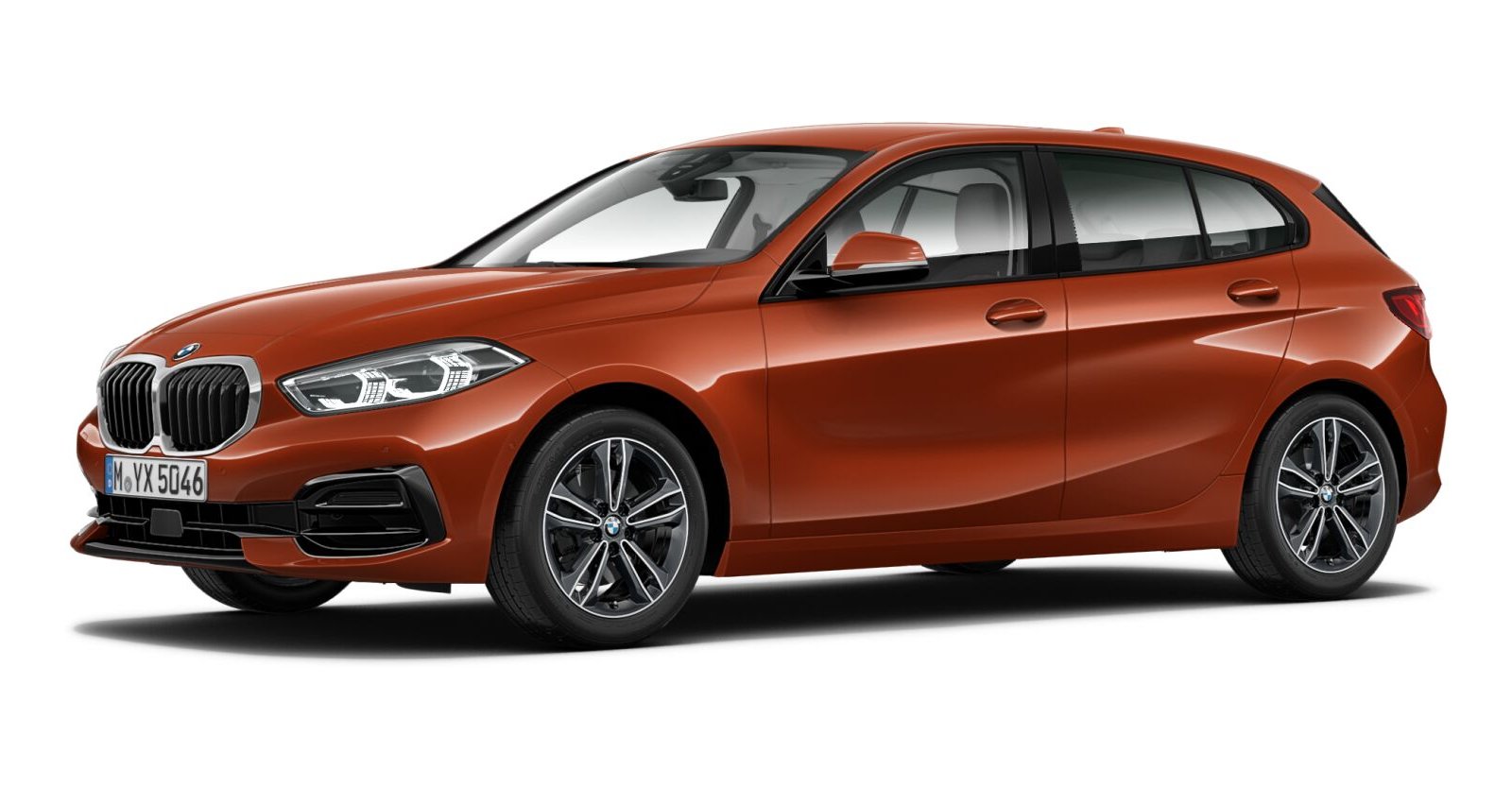 BMW BMW 1er in Orange von vorne