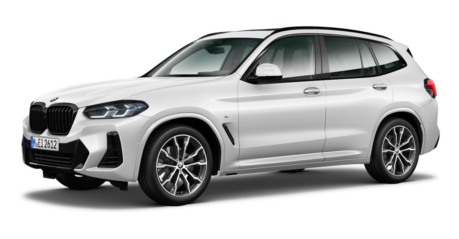 BMW X3 xDrive 30d in Weiß von vorne BMW X3 xDrive 30d in Weiß von vorne