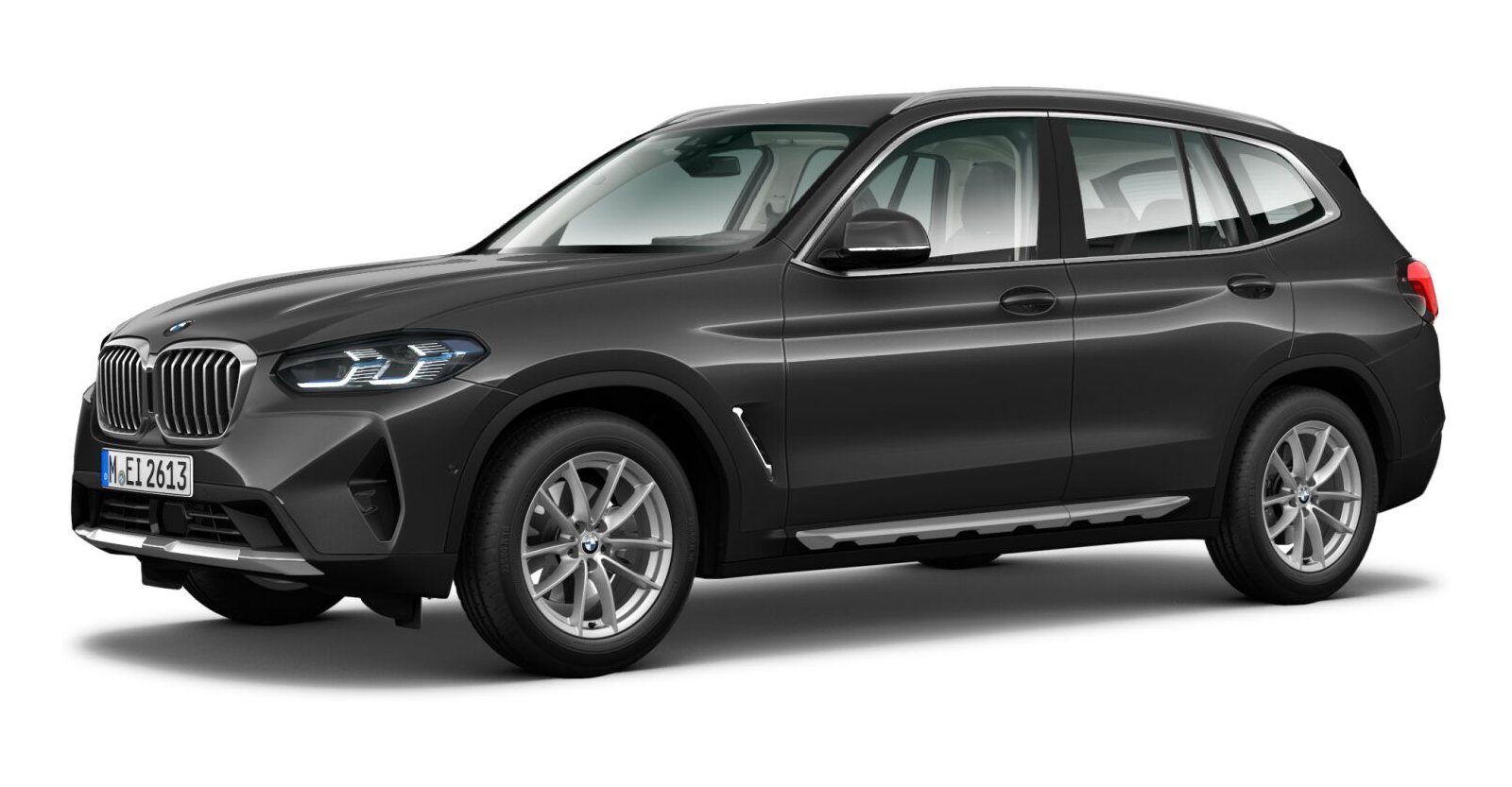 BMW X3 xDrive 30i in Grau von vorne BMW X3 xDrive 30i in Grau von vorne