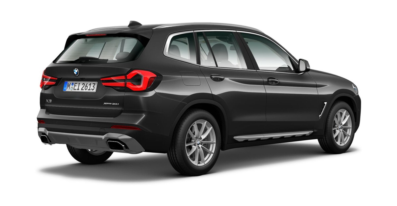 BMW BMW X in Grau von hinten BMW BMW X in Grau von hinten