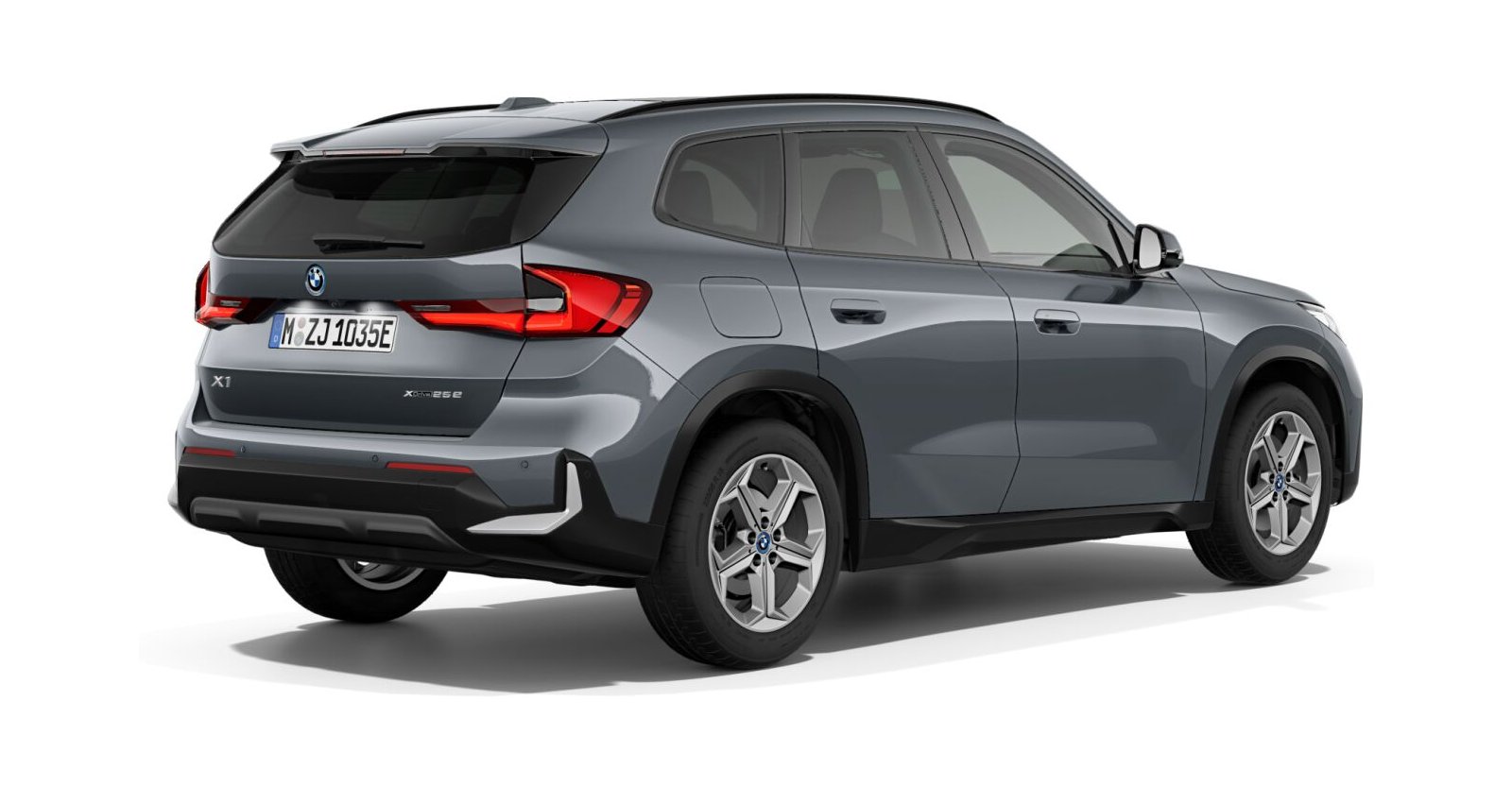 BMW BMW X in Grau von hinten