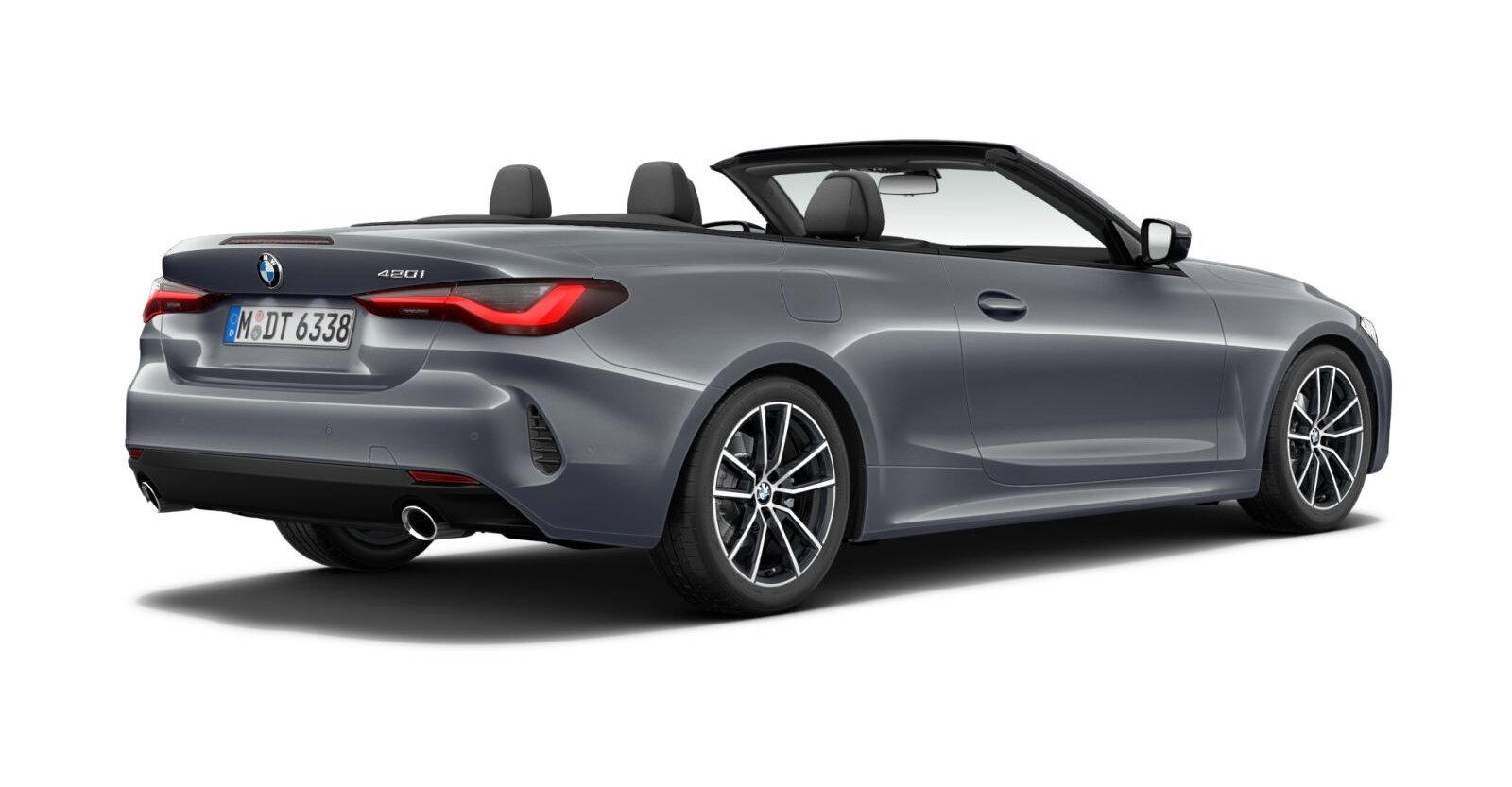BMW BMW 4er in Grau von hinten BMW BMW 4er in Grau von hinten