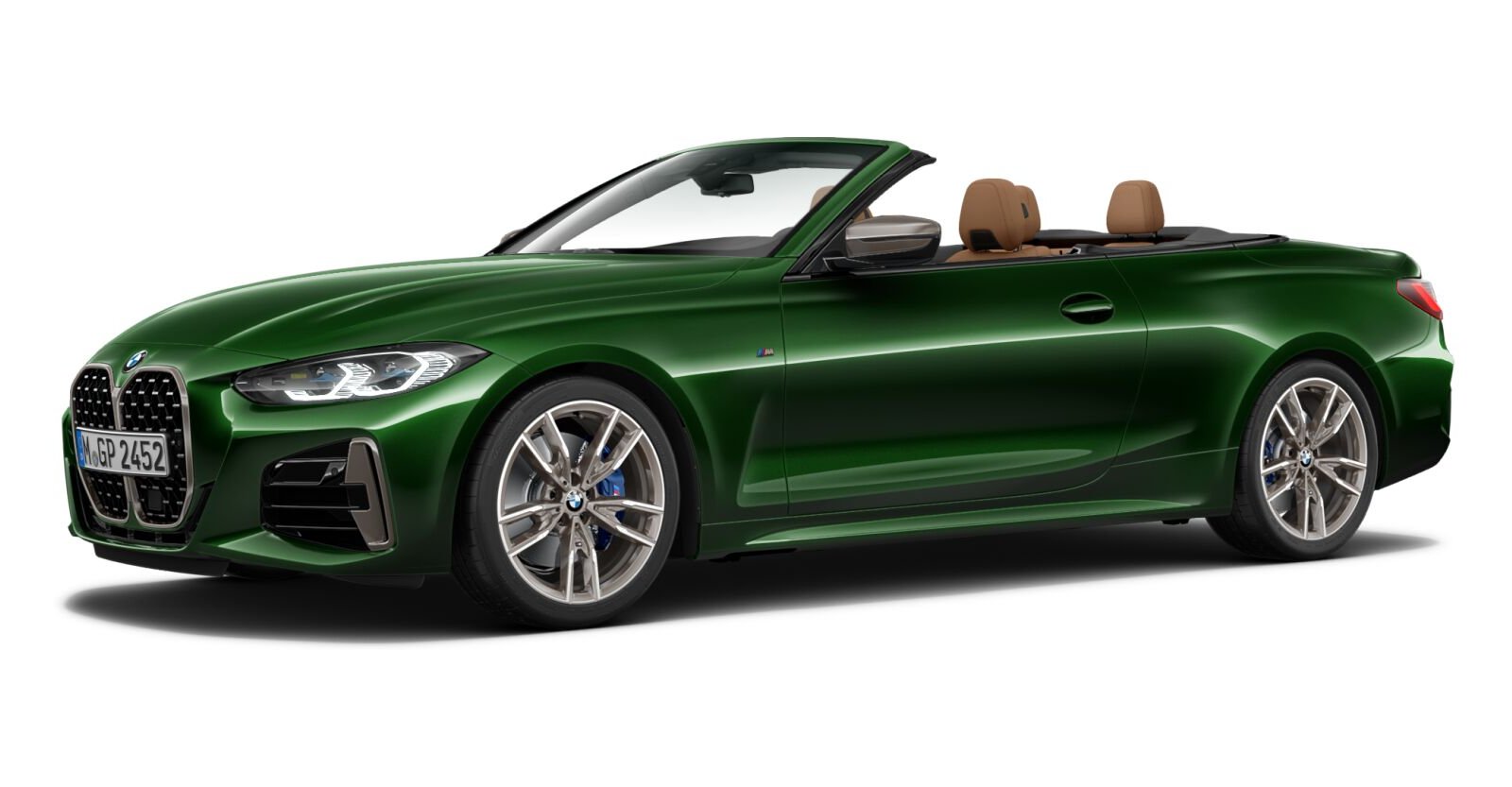 BMW BMW 4er in Grün von vorne BMW BMW 4er in Grün von vorne