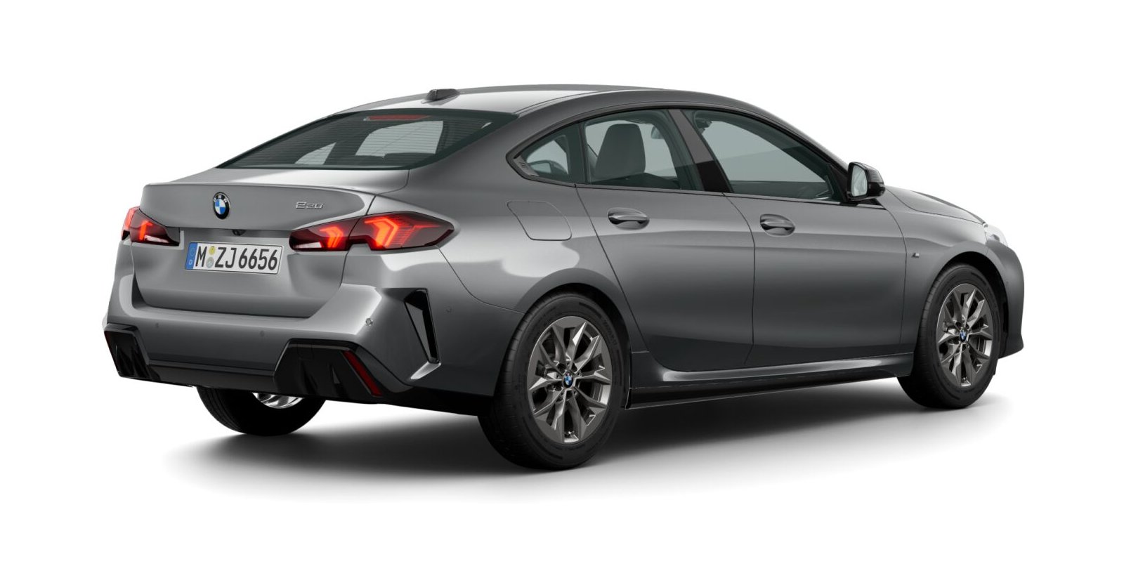 BMW BMW 2er in Grau von hinten BMW BMW 2er in Grau von hinten