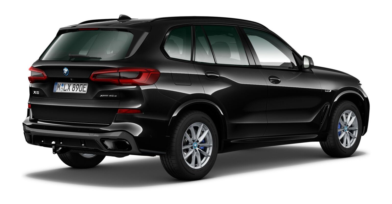 BMW BMW X in Schwarz von hinten