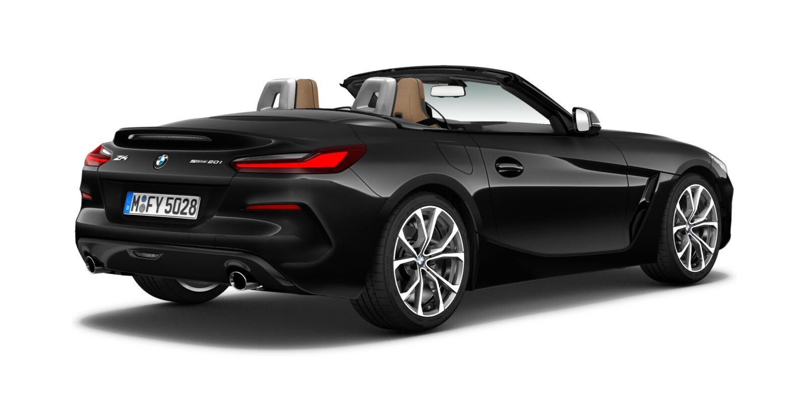 BMW BMW Z in Schwarz von hinten BMW BMW Z in Schwarz von hinten