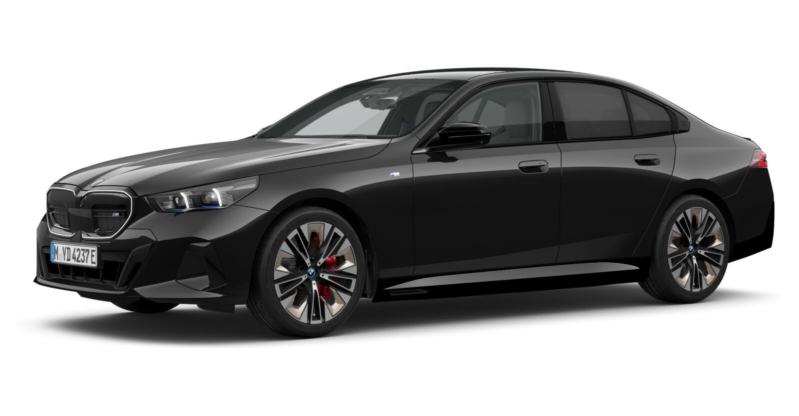 BMW BMW I in Schwarz von vorne BMW BMW I in Schwarz von vorne