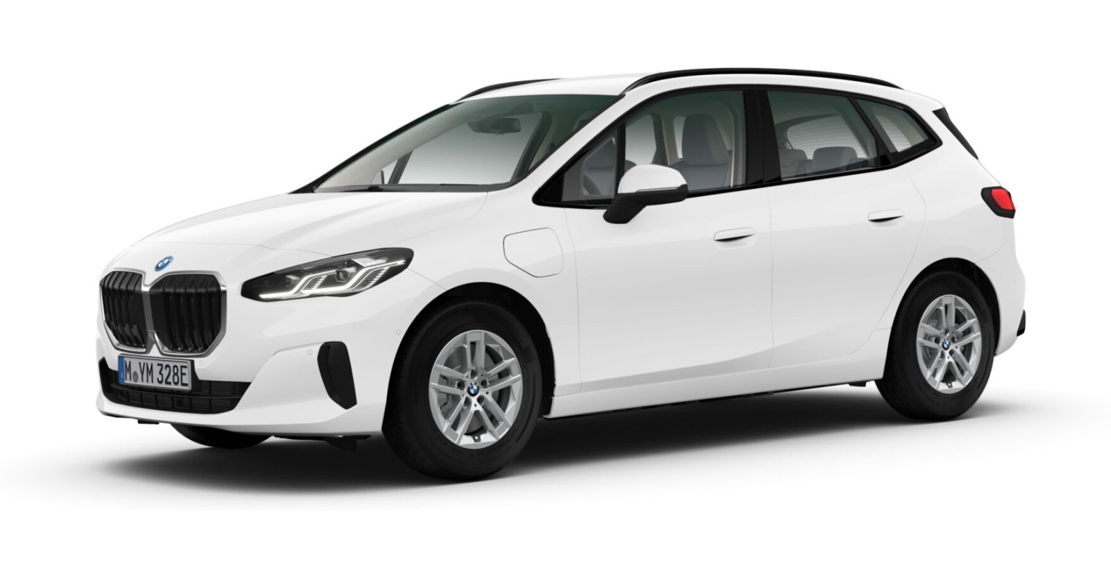 BMW BMW 2er in Weiß von vorne BMW BMW 2er in Weiß von vorne
