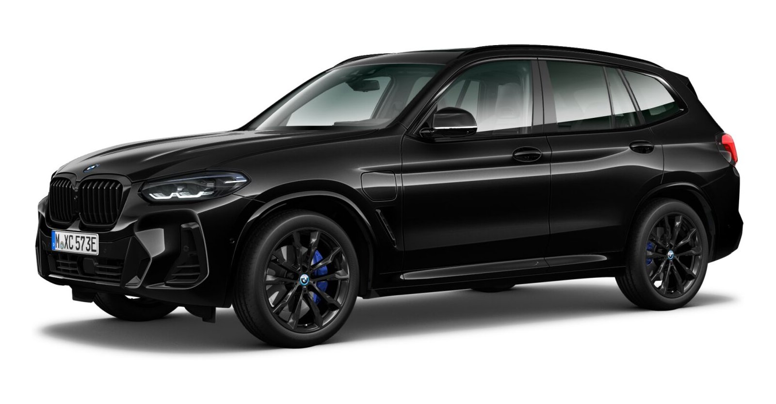 BMW BMW X in Schwarz von vorne