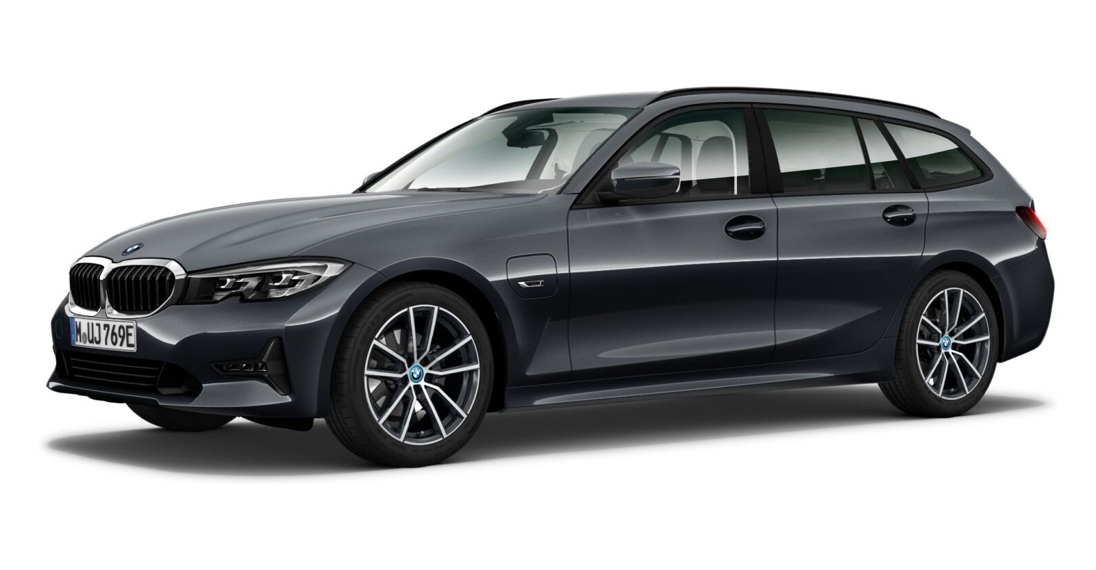 BMW BMW 3er in Grau von vorne BMW BMW 3er in Grau von vorne