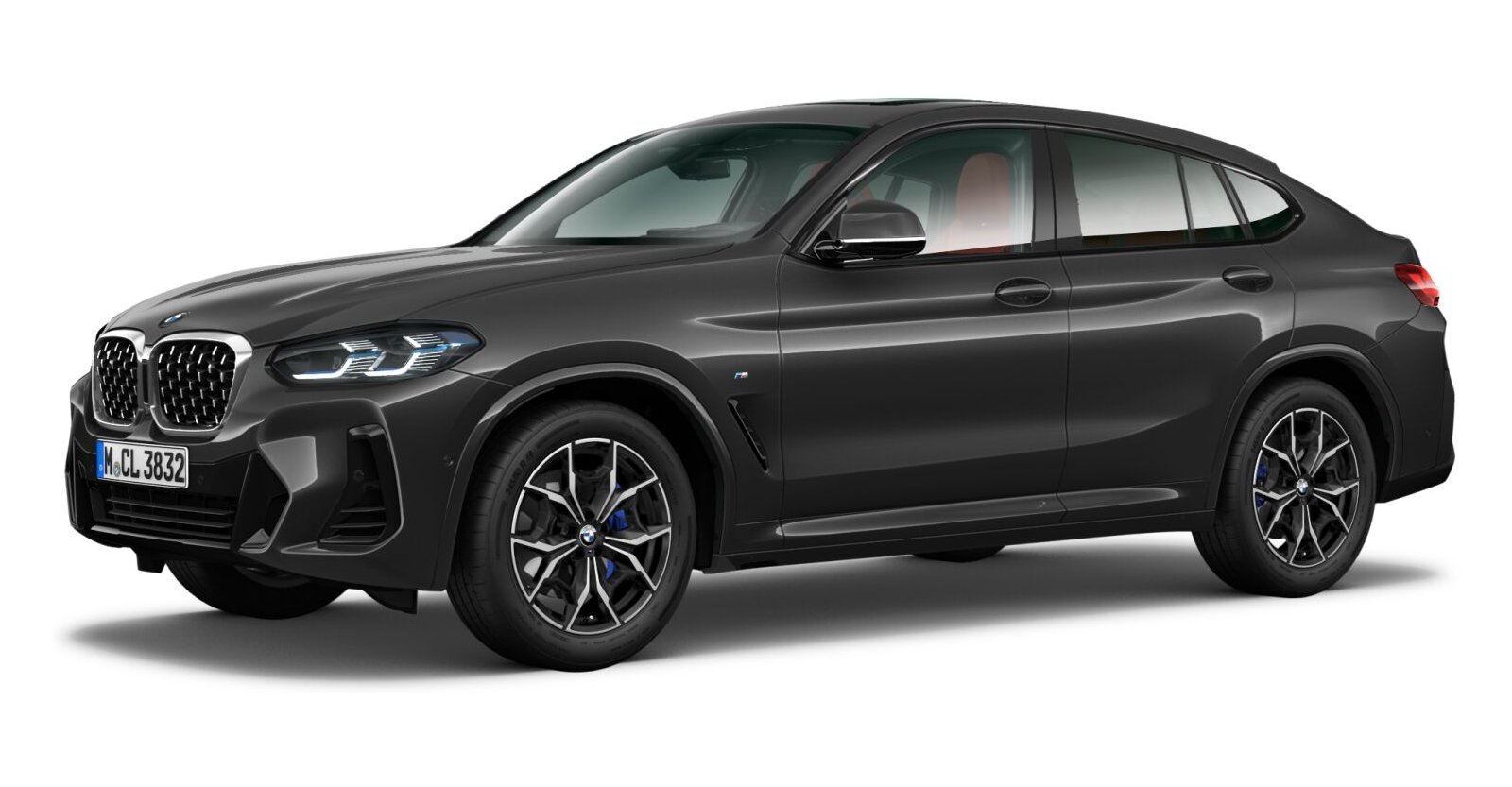BMW X4 xDrive30d in Grau von vorne BMW X4 xDrive30d in Grau von vorne