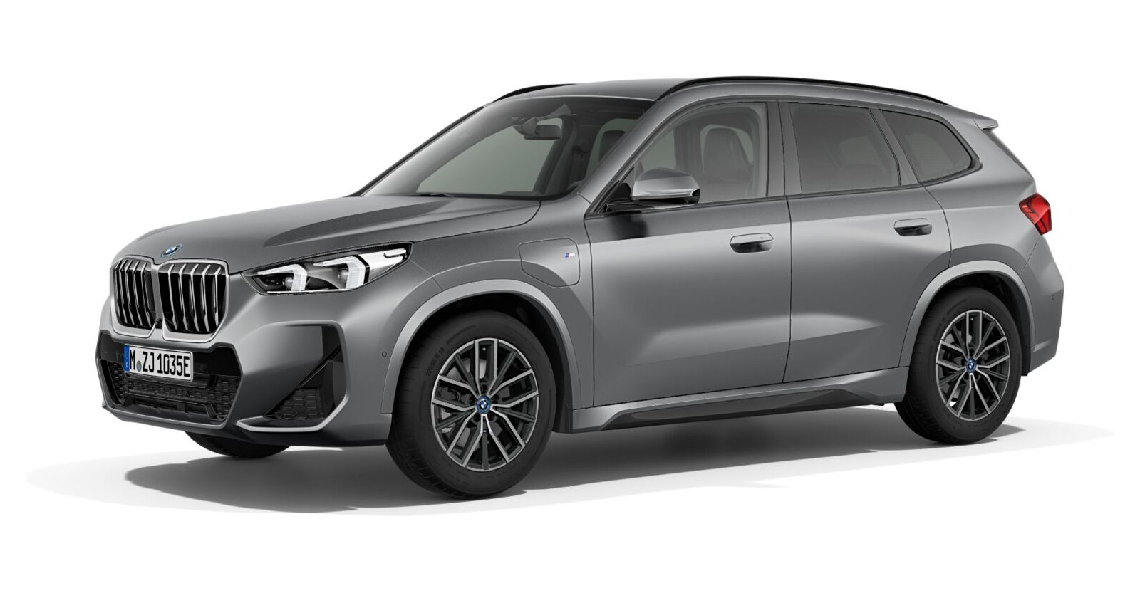 BMW X1 xDrive30e in Grau von vorne BMW X1 xDrive30e in Grau von vorne