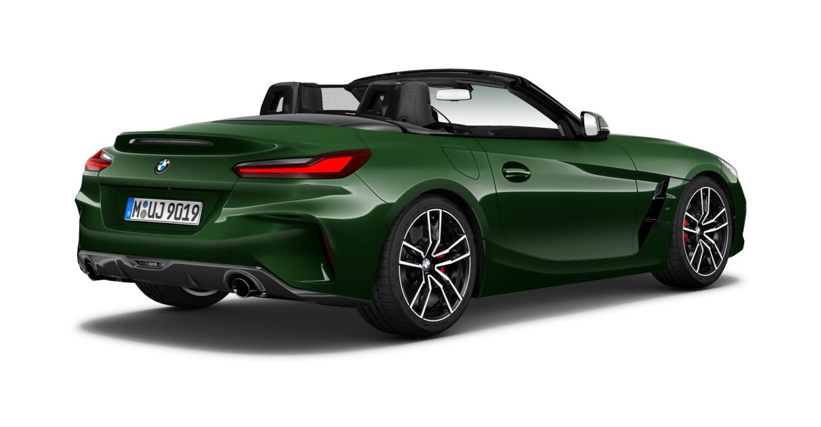 BMW BMW Z in Grün von hinten BMW BMW Z in Grün von hinten