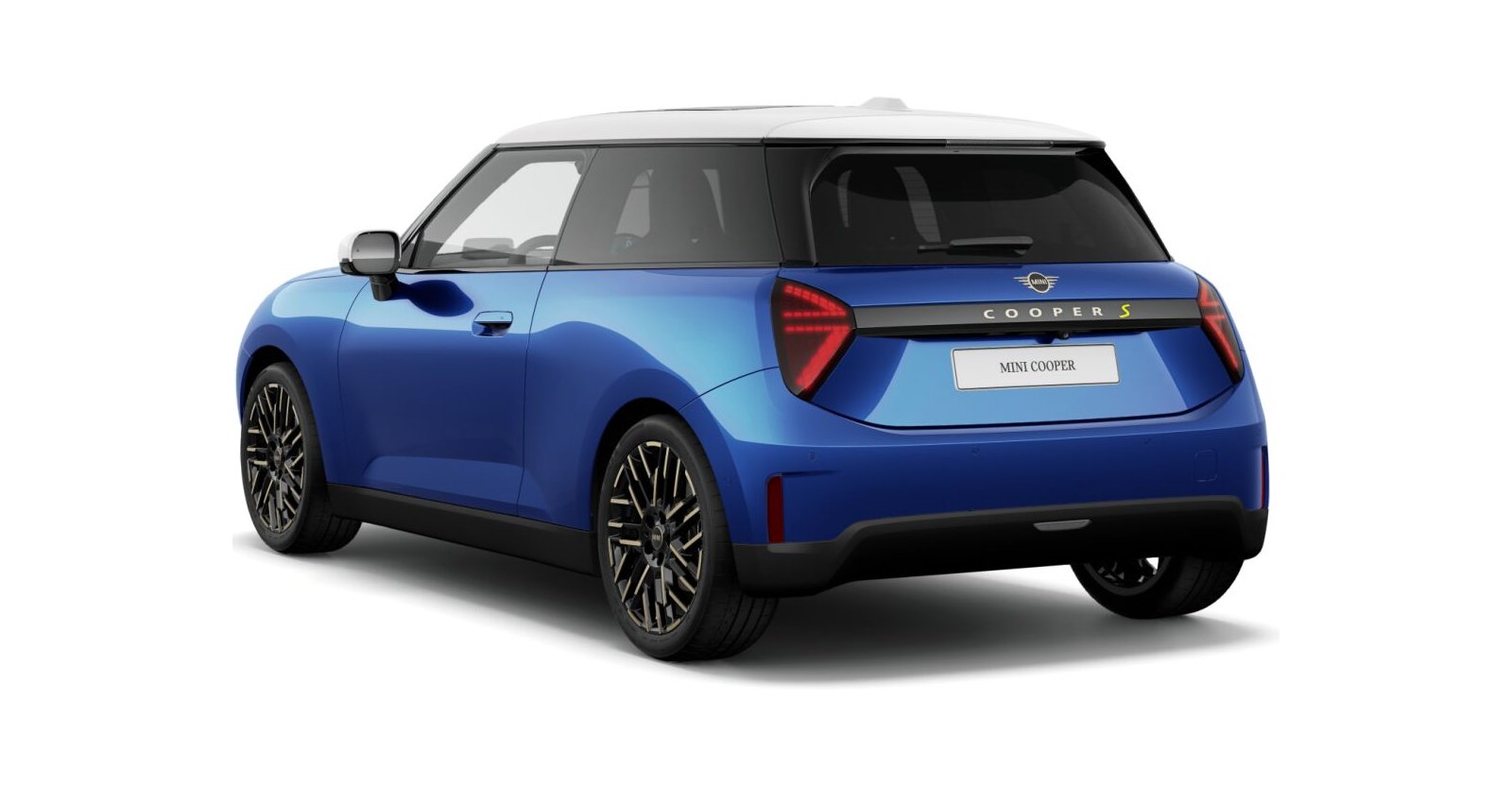 MINI MINI 3-Türer in Blau von hinten MINI MINI 3-Türer in Blau von hinten