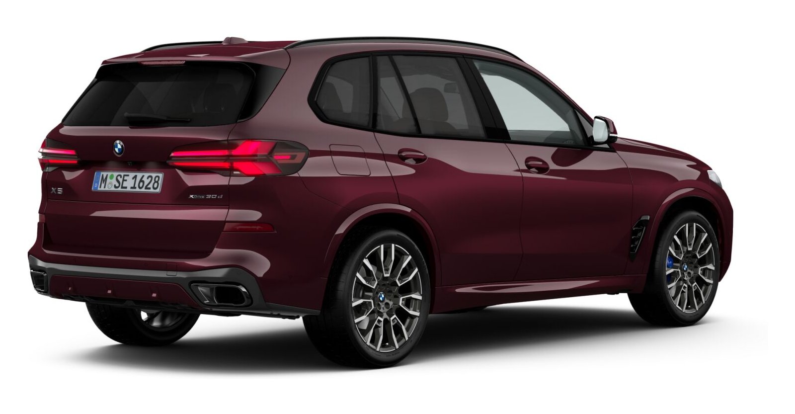 BMW BMW X in Rot von hinten BMW BMW X in Rot von hinten