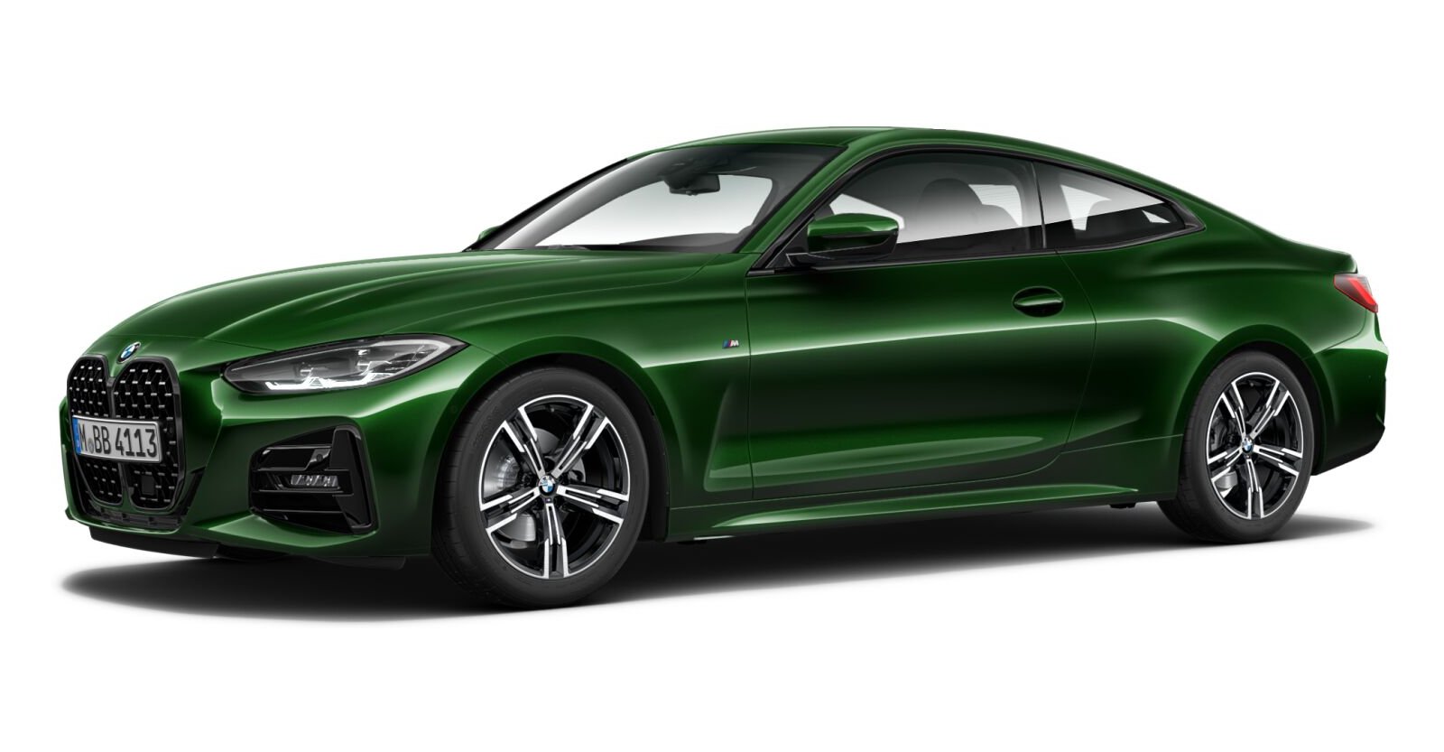 BMW BMW 4er in Grün von vorne BMW BMW 4er in Grün von vorne