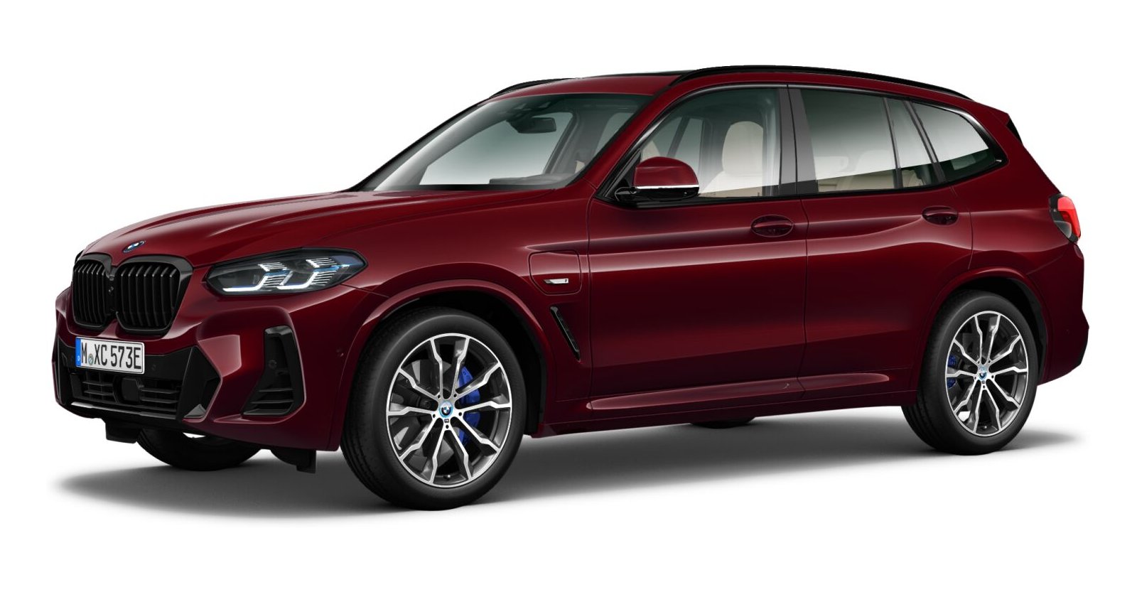 BMW BMW X in Rot von vorne BMW BMW X in Rot von vorne