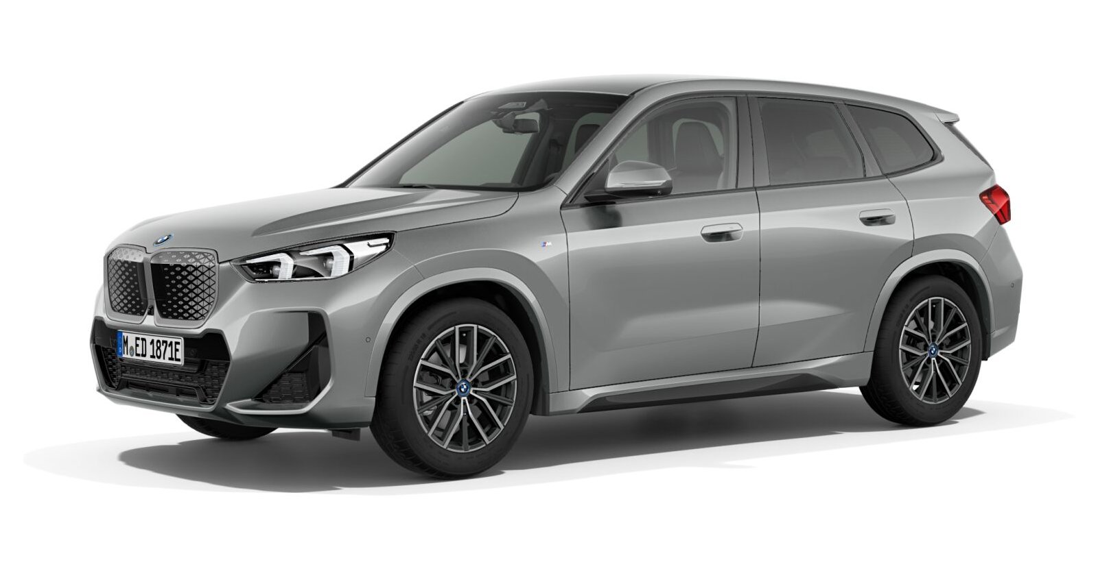 BMW iX1 xDrive30 in Grau von vorne BMW iX1 xDrive30 in Grau von vorne