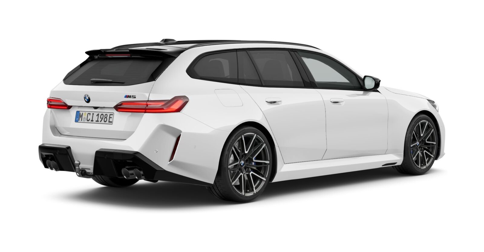 BMW BMW M in Weiß von hinten BMW BMW M in Weiß von hinten