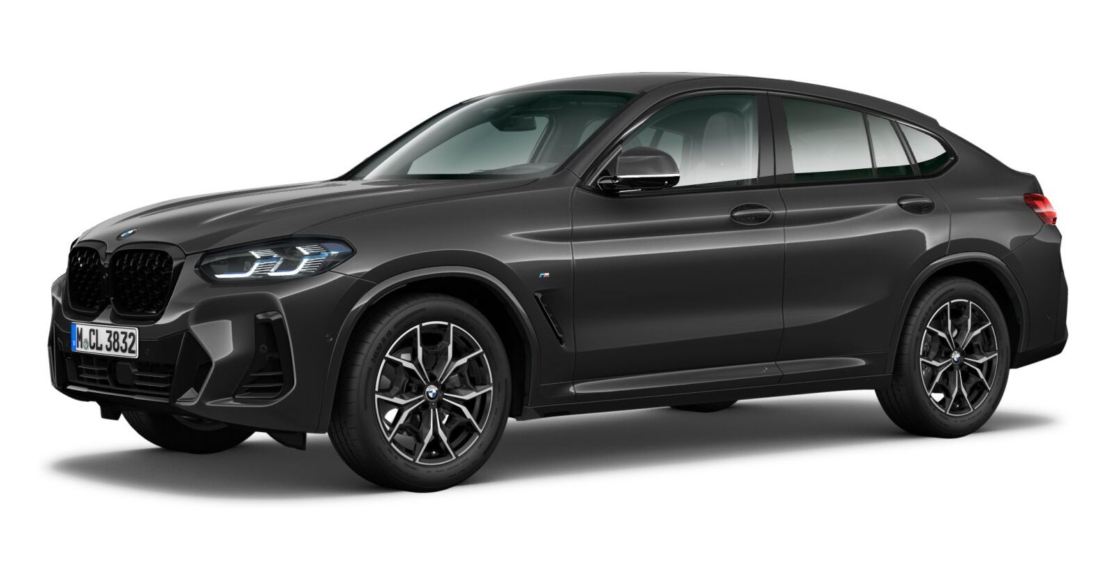 BMW X4 xDrive20i in Grau von vorne